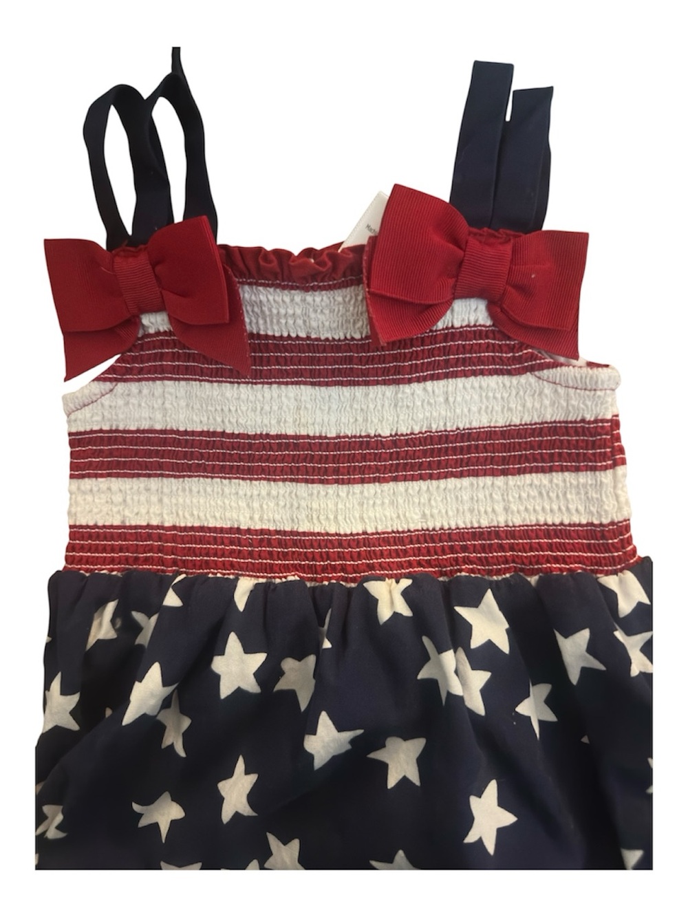 Gymboree Girls  Patriotic Stars & Stripes Sundress - Red White Blue